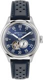 Aston Martin Ts1 Mechanisch Automatisch Horloge Blauw Kast Gemaakt Van 100% Roestvrij Staal En Een Armband Van 100% Leer 41 MTTS1F5013E, MTTS1F5023E