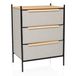 hjh LIVING STUVAR Commode 58 x 39 x 79cm Taupe