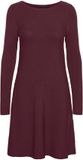 VERO MODA VMNANCY LS BOATNECK DRESS GA EXC Dames Mini jurken Winetasting