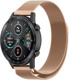 Strap-it Milanese Smartwatch bandje - Rosé Goud - 42mm