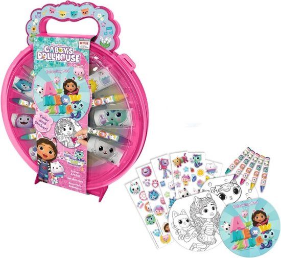 4KidsOnly Gabby's Dollhouse Kleurkoffer