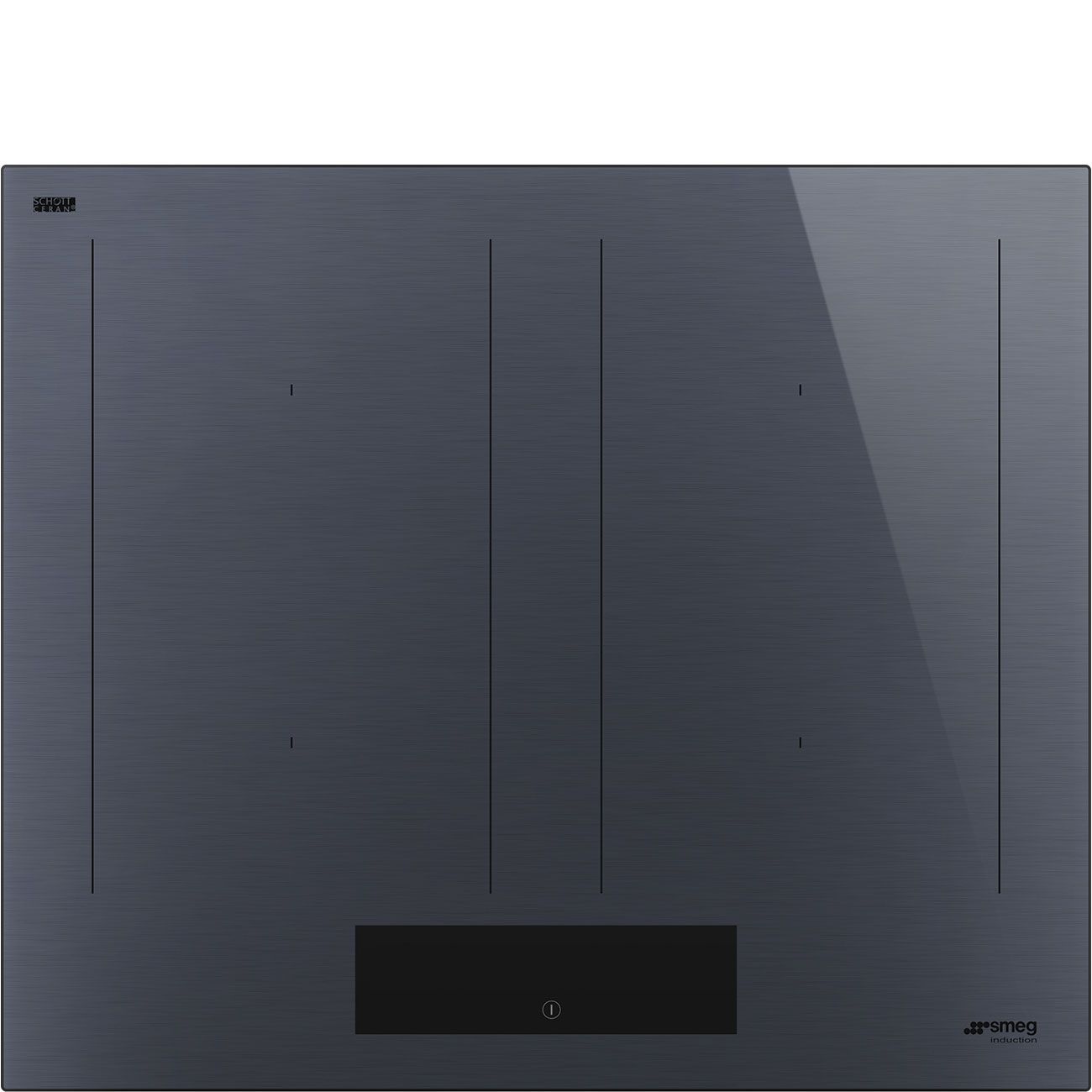 Smeg Linea SIM1644DG - 60 cm Inductiekookplaat - Grijs