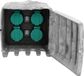 ORNO Tuincontactdoos Steenlook 4-voudig Buitenstopcontact