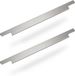 SOTECH 2 x Meubelgreep BLANKETT Slim Lengte 1195 mm Chroom mat Greeplijst