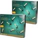 Lumineo Kerstboomverlichting - 2x - lichtsnoer - 30 kaarsen - warm wit - 725 cm