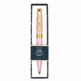 Draeger Paris Balpen Super Nounou, pastelroze en goud, in geschenkdoos