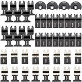 VEVOR Set van 7 soorten oscillerende messen, 50 stuks HCS-koolstofstaal voor multifunctioneel gereedschap