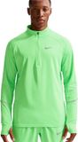 Nike Miler Hardloopshirt Heren Lange Mouw Groen Maat L