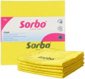 Sorbo Sorbonettes Schoonmaakdoekjes - Geel - Set van 5 Stuks - 38x40 cm