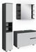 Vicco Badkamermeubel set J-Shape, Antraciet, 3-delig