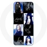 Xiaomi Poco M3 Pro 5G Hoesje zwartroze signatuur foto