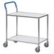 KONGAMEK Tafelwagen klein met 2 houten plateaus - 150 kg