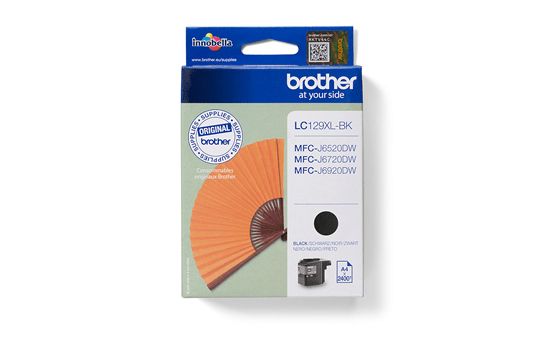 Brother LC129XLBK Zwarte Inktcartridge - Origineel - XL - 2400 Pagina's