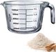 Westmark Maatkan, 1 L, Borosilicaatglas, Transparant/Zwart