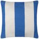 furn. Deck Stripe Geweven Outdoor Kussenhoes - Wit/Blauw - 59x59cm