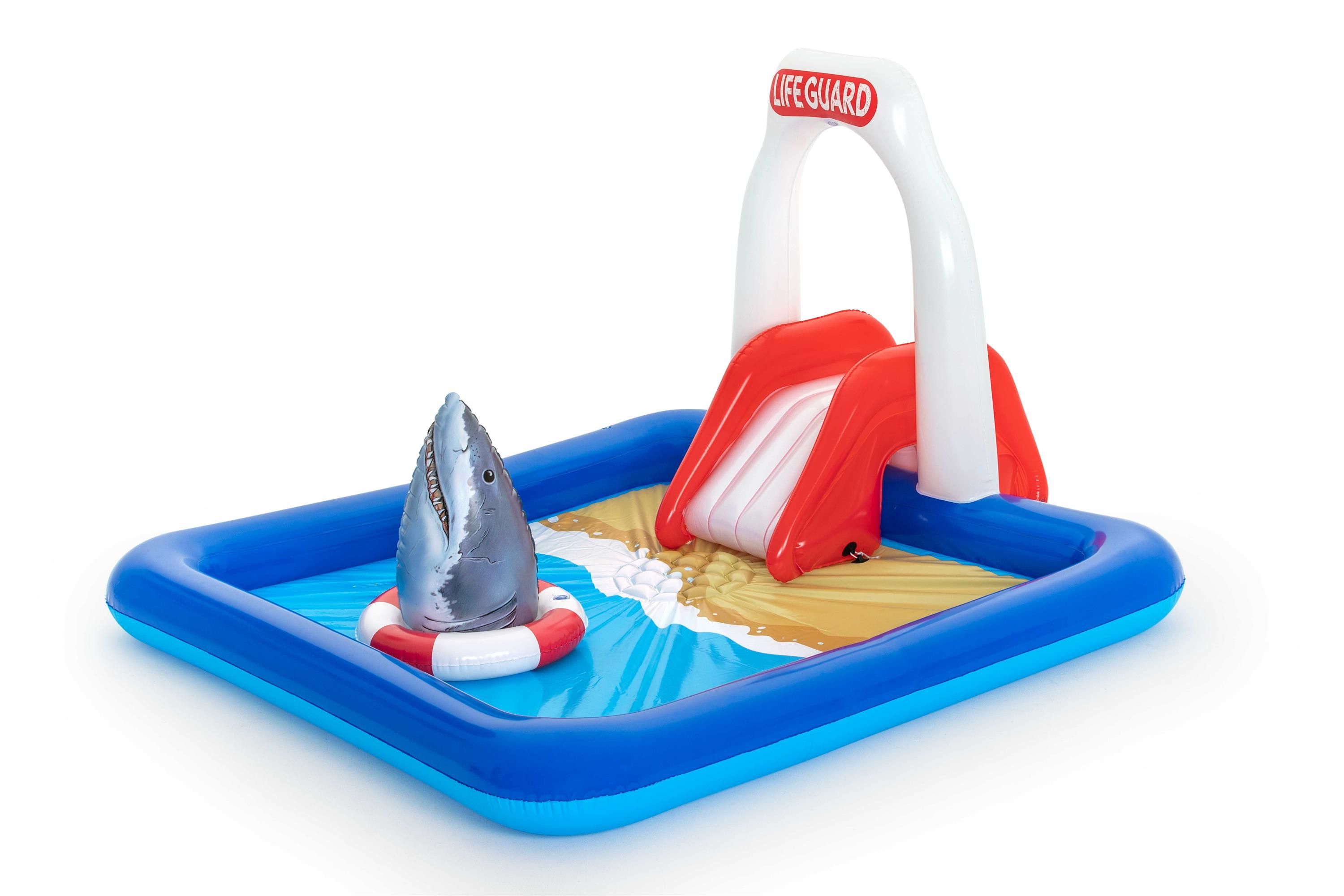 Bestway Playcenter Lifeguard Inflatable Pool with Waterspout - 234 x 203 x 129 cm