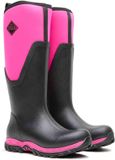 Muck Boot Arctic Sport II Tall Regenlaarzen Dames Zwart/Roze Maat 38