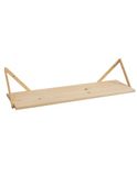 ASTIGARRAGA KIT LINE Wandrek en 2 houders driehoek, 21 x 92 x 26 cm, massief grenenhout