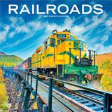 Railroads BrownTrout Railroads - Eisenbahnen 2027 - 16-Monatskalender