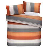 Fusion Dekbedovertrek en twee kussenslopen, 52% polyester/48% katoen, Spice, King