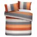 Fusion Dekbedovertrek en twee kussenslopen, 52% polyester/48% katoen, Spice, King