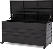 SenS-Line Billy kussenbox - Zwart - Staal - 132 cm