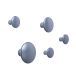 Muuto The Dots Patère Métal Set de 5 Bleu Pâle