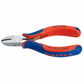 KNIPEX Zijsnijtang verchroomd met meer-componentengrepen 110mm