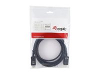 Equip DisplayPort 2.1 St/St 1.00m 16K/60Hz comp. HDCP Prem. zwart