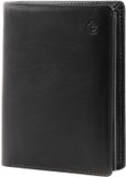 Esquire Leren Portemonnee Logo Leather Wallet Black Zwart