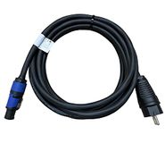 NWP PowerCON Stroomkabel 5 m blauw naar Schuko stekker 230V - 3x2,5mm² - rubberen kabel - NAC3FXXA-W-L Power-In (blauw)