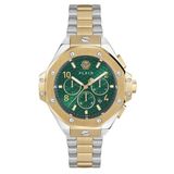 Philipp Plein PWPRA0324 Chrono Royal Montre homme Quartz Vert Multifonctionnel Acier