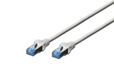 Digitus DK-1532-100 RJ45 Netwerkkabel, patchkabel CAT 5e SF/UTP 10.00 m Grijs
