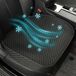 Icecat Lot de 2 housses de siège auto - Tissu respirant avec effet givré pour les sièges avant - Noir