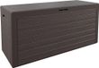 Merkloos / Sans marque Wan GmbH Grote Weerbestendige Opbergbox 280 Liter voor Tuin en Balkon - Houtlook Tuinkist