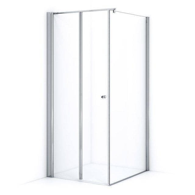 Maxaro Douchecabine Zircon Comfort Helder 90x90cm Vierkant met Vouwdeur