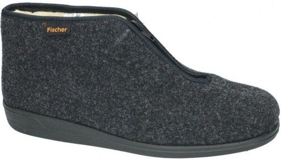 Fischer 204166 pantoffel gesloten zwart - Maat 39