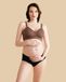 CozyAura Soutien-gorge d'allaitement sans couture ultra doux - YN21 - Noyer foncé / S