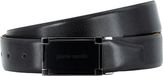 PIERRE CARDIN Lederen Heren Riem - Zwart