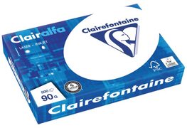 Clairefontaine Kopieerpapier Clairalfa A4 90gr wit 500vel