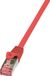 Logilink Netwerkkabel RJ45 CAT6 0,25 m Rood
