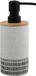 Spirella YUMA Zeepdispenser - Houtkleur/Wit/Zwart