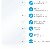 upscreen - Screenprotector voor Bigme Hibreak Plus - Folie Beschermfolie transparant antibacterieel