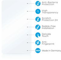 upscreen - Screenprotector voor Bigme Hibreak Plus - Folie Beschermfolie transparant antibacterieel