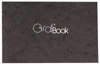 Clairefontaine 975803C Genaaid Schetsboek Graf'Book 360° - 100 Vellen Wit Tekenpapier met Glad Oppervlak - 11x17 cm 100g - Liggende Oriëntatie
