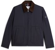 Tommy Hilfiger Heren Bomberjack L Polyamide Donkerblauw/Bruin