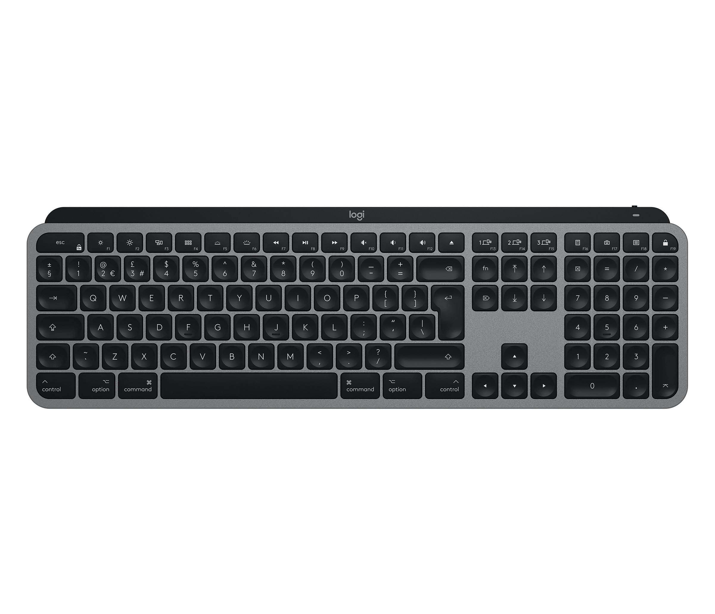 Logitech MX Keys f/ Mac - Toetsenbord - QWERTY - Grijs