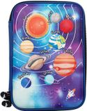 Fringoo – Etui voor kinderen – Blauw universum hard shell-ontwerp – Sterke rits – Schoolorganizers voor jongens