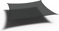 Platinum Sun & Shade Coolfit Schaduwdoek Vierkant 360x360cm Zwart