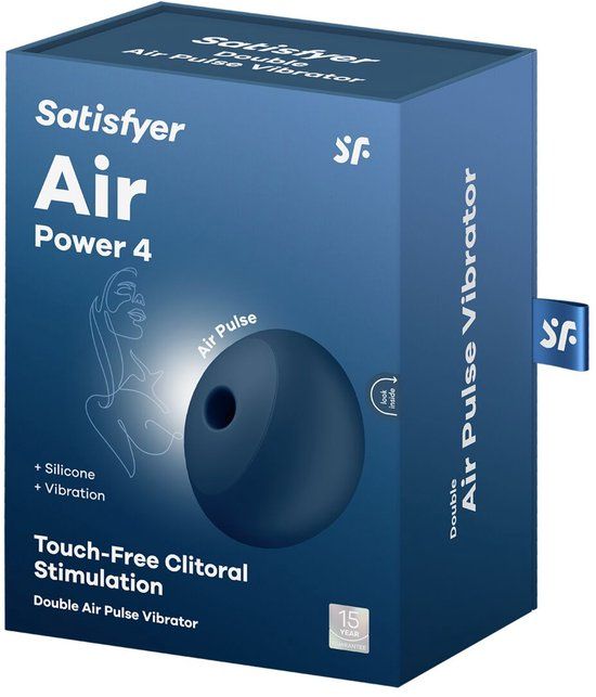Satisfyer Air Power 4 Luchtdruk vibrator - Blauw